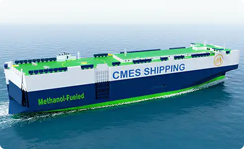 What are the benefits of using 'green methanol' in shipping?